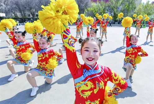 全民健身热潮即将来袭 本组图片由新华社发